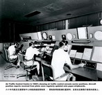 Air Traffic Control Centre in 1960's showing air traffic control enroute sector positions.(Open with new window)