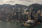 The Airbus A380 made a spectacular fly-past over Victoria Harbour during its demonstration flight on 3 September 2007.(Open with new window)