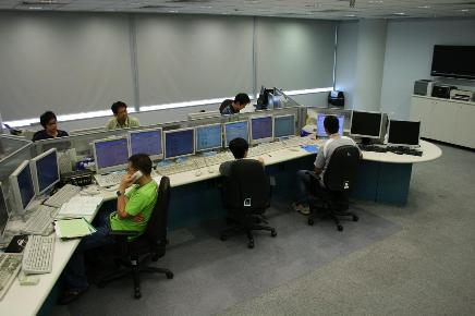 Aeronautical Communications Officers on duty at the Aeronautical Network Centre