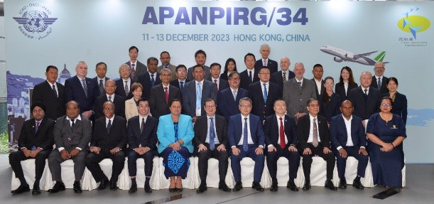 About 150 representatives from 26 Asia Pacific states and administrations and seven international organisations attended the ICAO 34th Meeting of the Asia Pacific Air Navigation Planning and Implementation Regional Group organised by the Hong Kong CAD at the CAD Headquarters. Productive discussions and presentations were conducted on a wide range of topics, including airspace management, air traffic flow management, aviation safety, and emerging technologies.